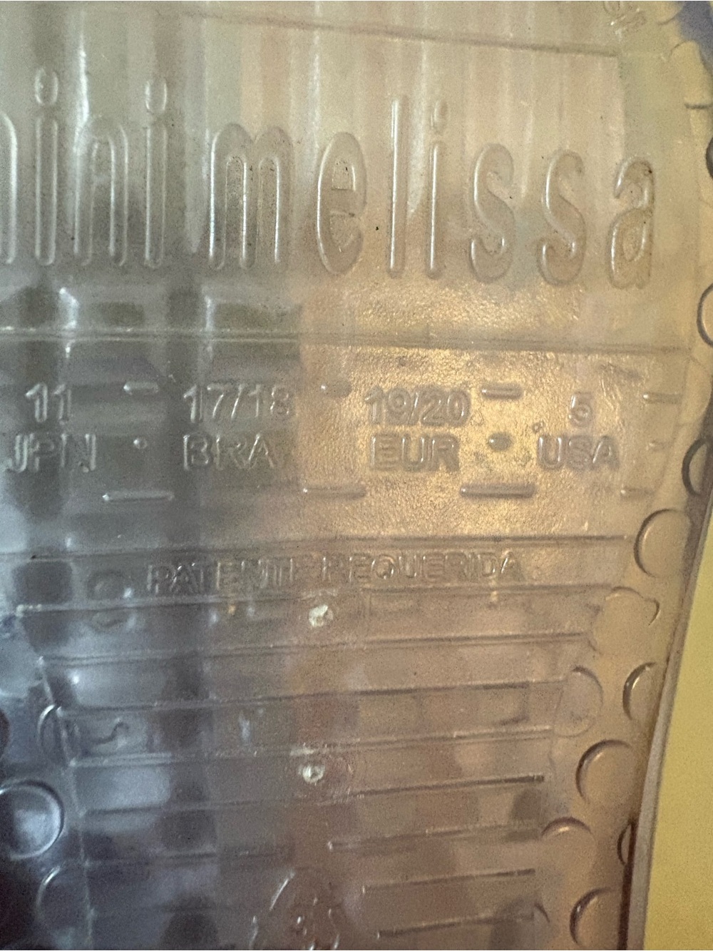Mini Melissa Clear Jelly Popsicle Sandals - Picture 6 of 7